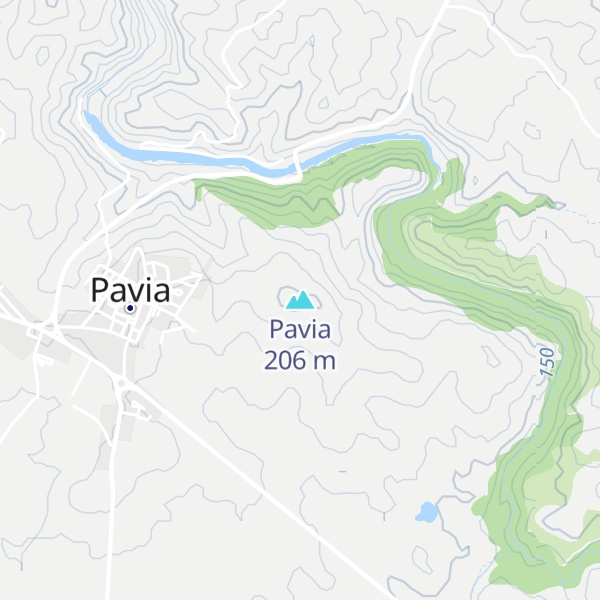 Map of Pavia