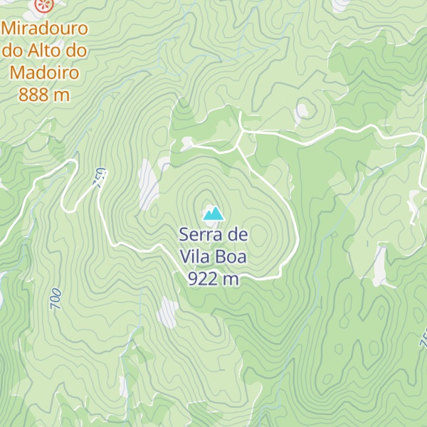 Map of Serra de Vila Boa