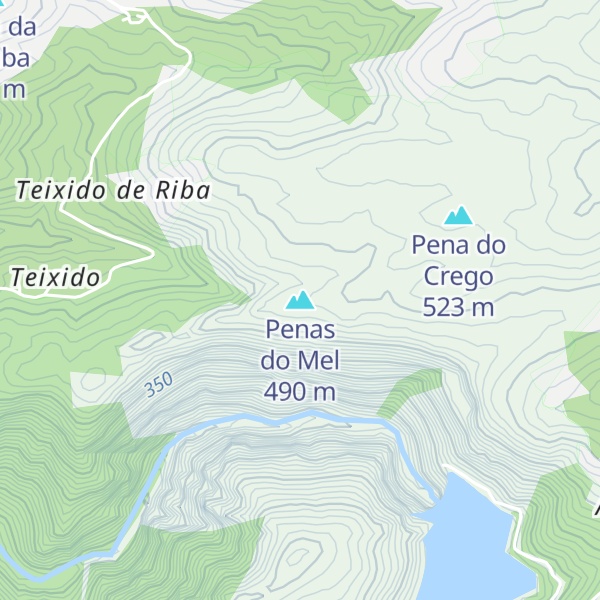 Map of Penas do Mel