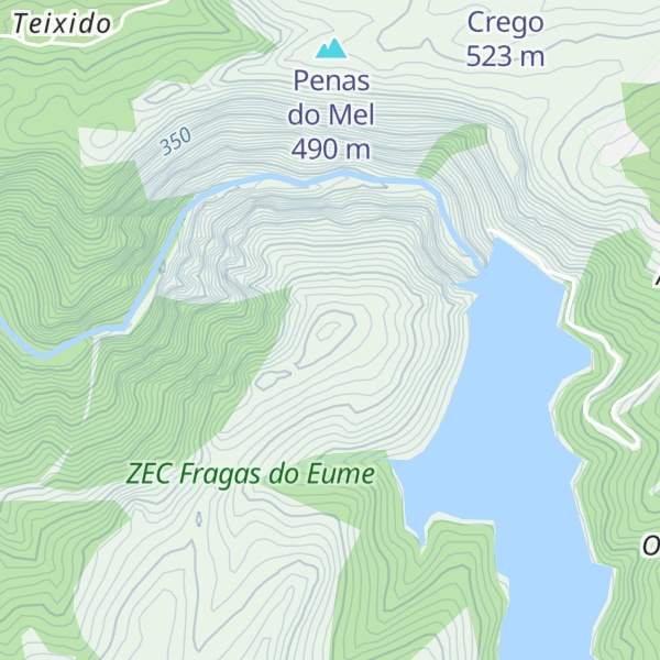 Map of Penedo Empardado
