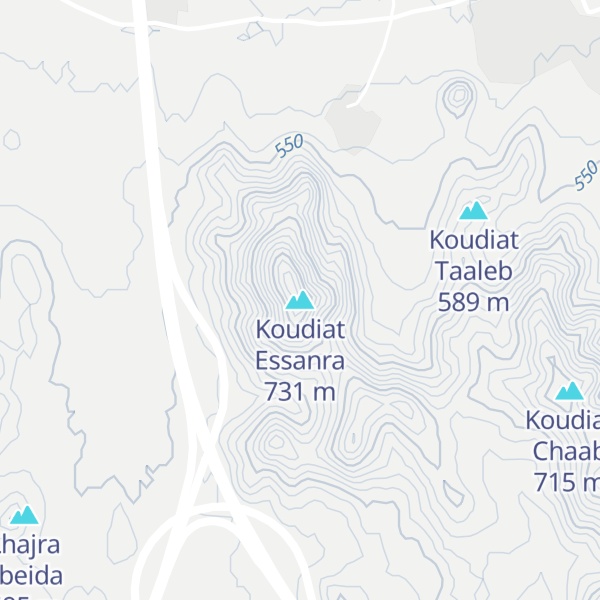 Map of Koudiat Essanra