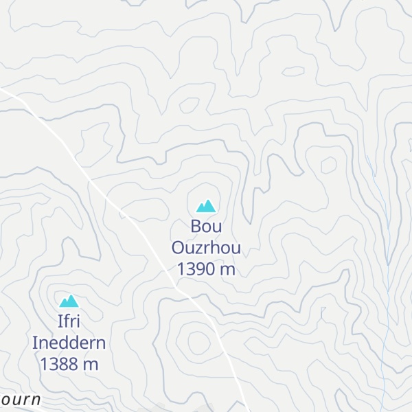 Map of Bou Ouzrhou