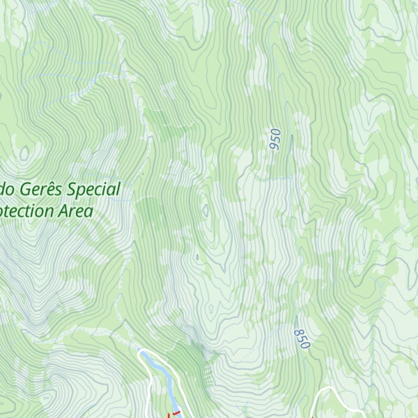 Map of Espigão da Lama de Pau