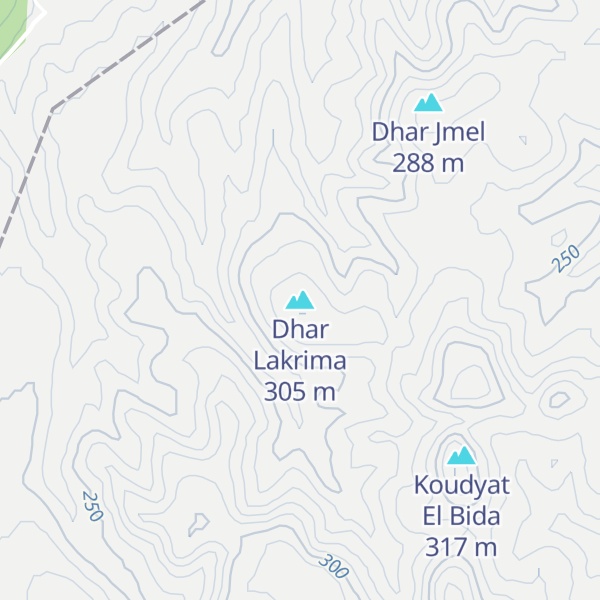 Map of Dhar Lakrima