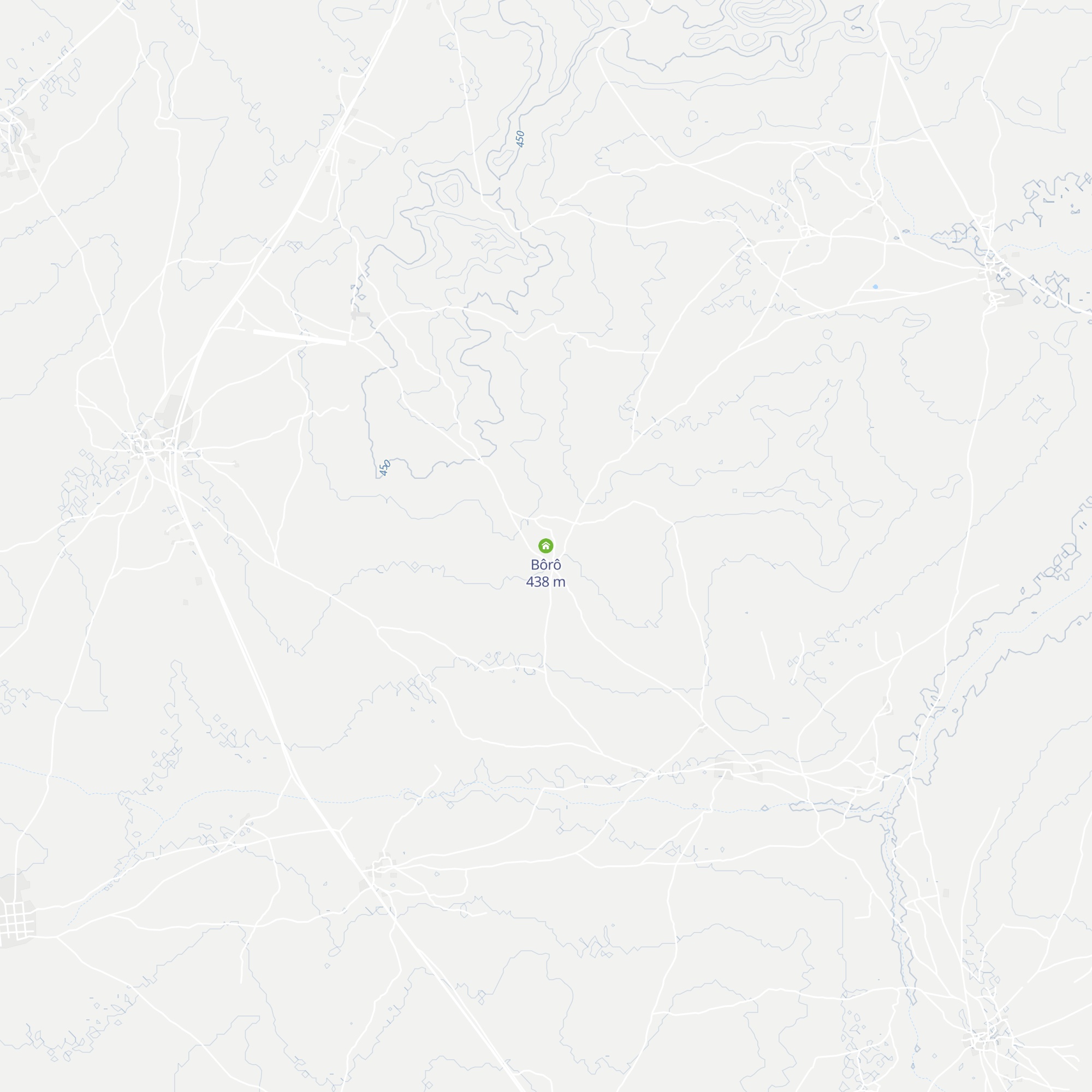 Bôrô map