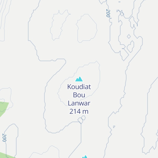 Map of Koudiat Bou Lanwar