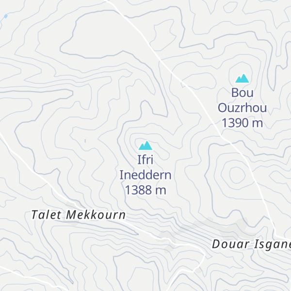 Map of Ifri Ineddern