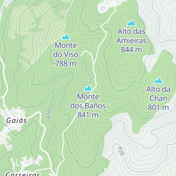 Map of Monte dos Baños
