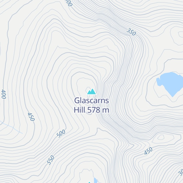 Map of Glascarns Hill