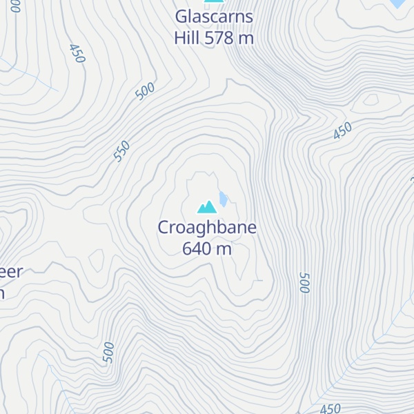 Map of Croaghbane