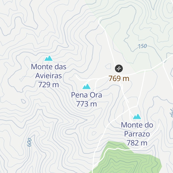 Map of Pena Ora