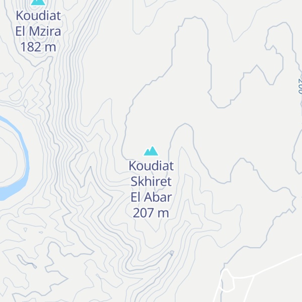 Map of Koudiat Skhiret El Abar