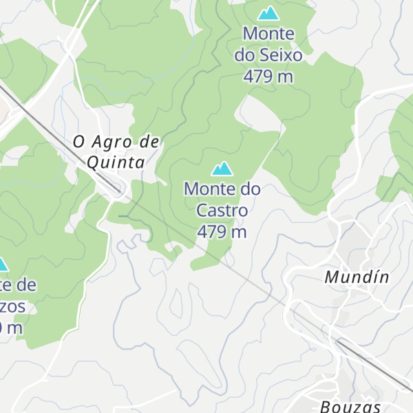 Map of Macizo Galaico