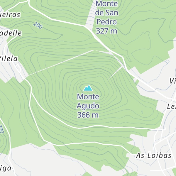 Map of Monte Agudo