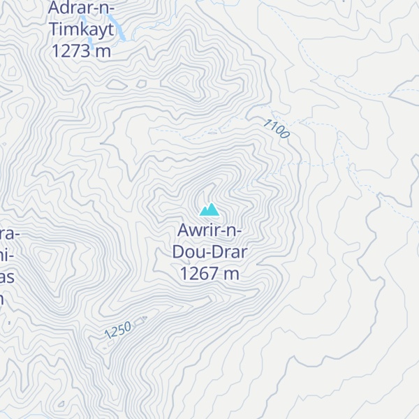 Map of Awrir-n-Dou-Drar