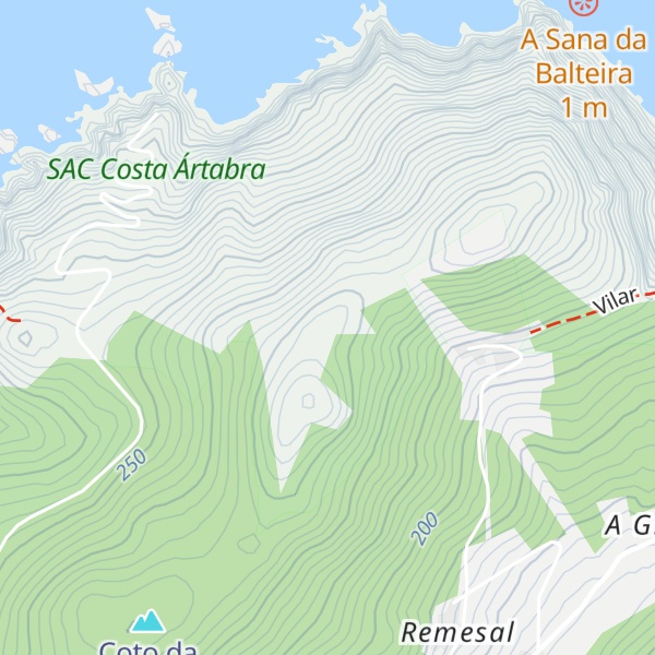 Map of Monte de Vilar