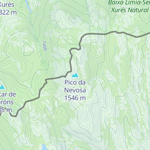Map of Pico da Nevosa