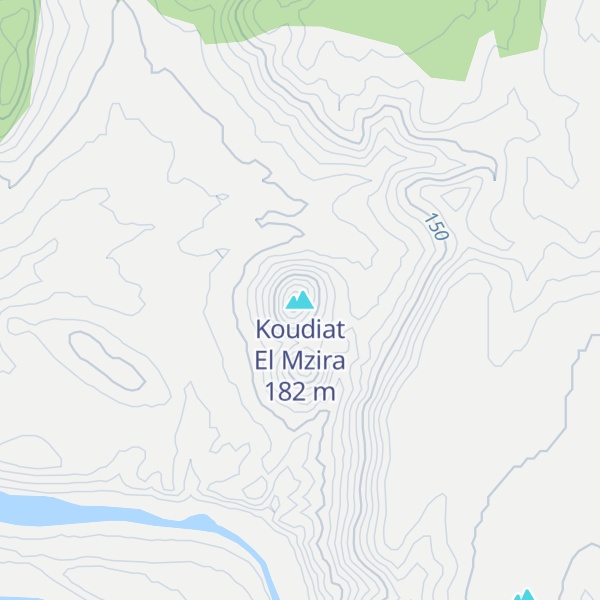Map of Koudiat El Mzira