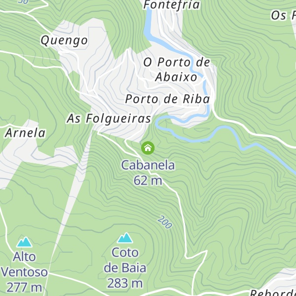 Map of Cabanela