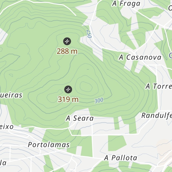 Map of Monte de Seara