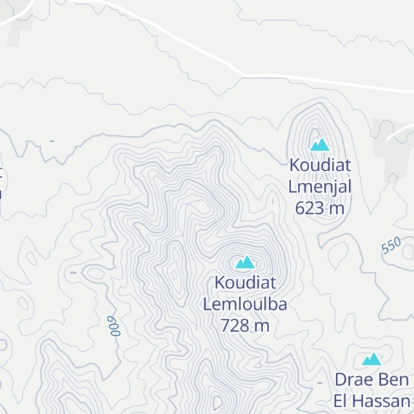 Map of Koudiat Hadi Bagrou