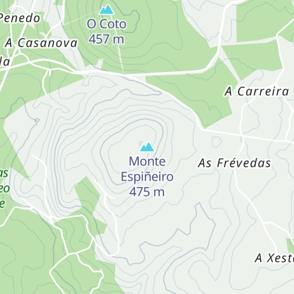 Map of Monte Espiñeiro