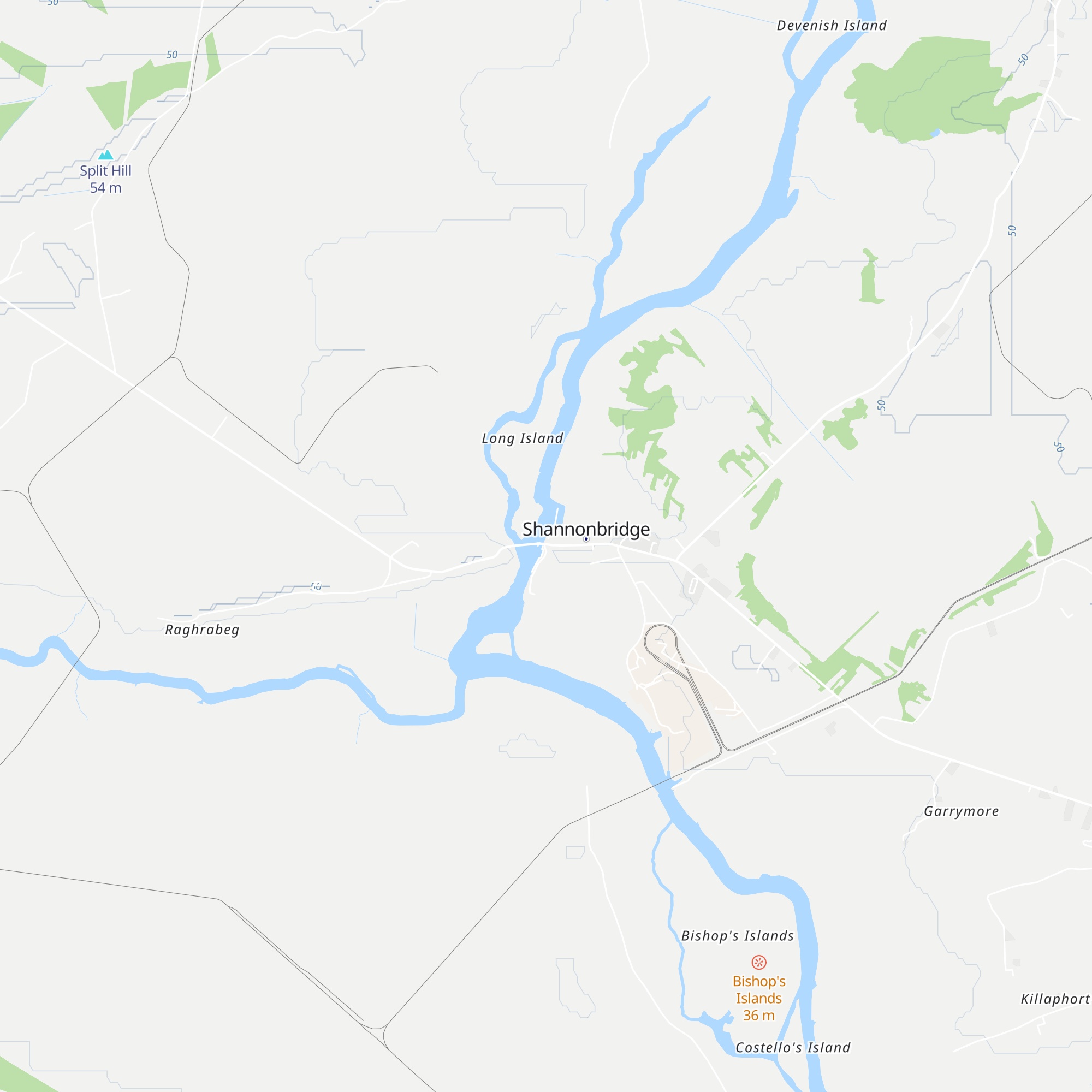 Visitor Centre & Shannonbidge Pottery map