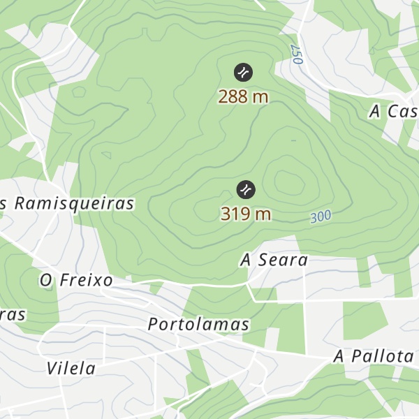 Map of Pena do Lagarto