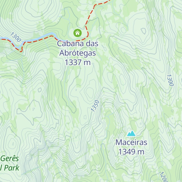 Map of Lamas de Homem