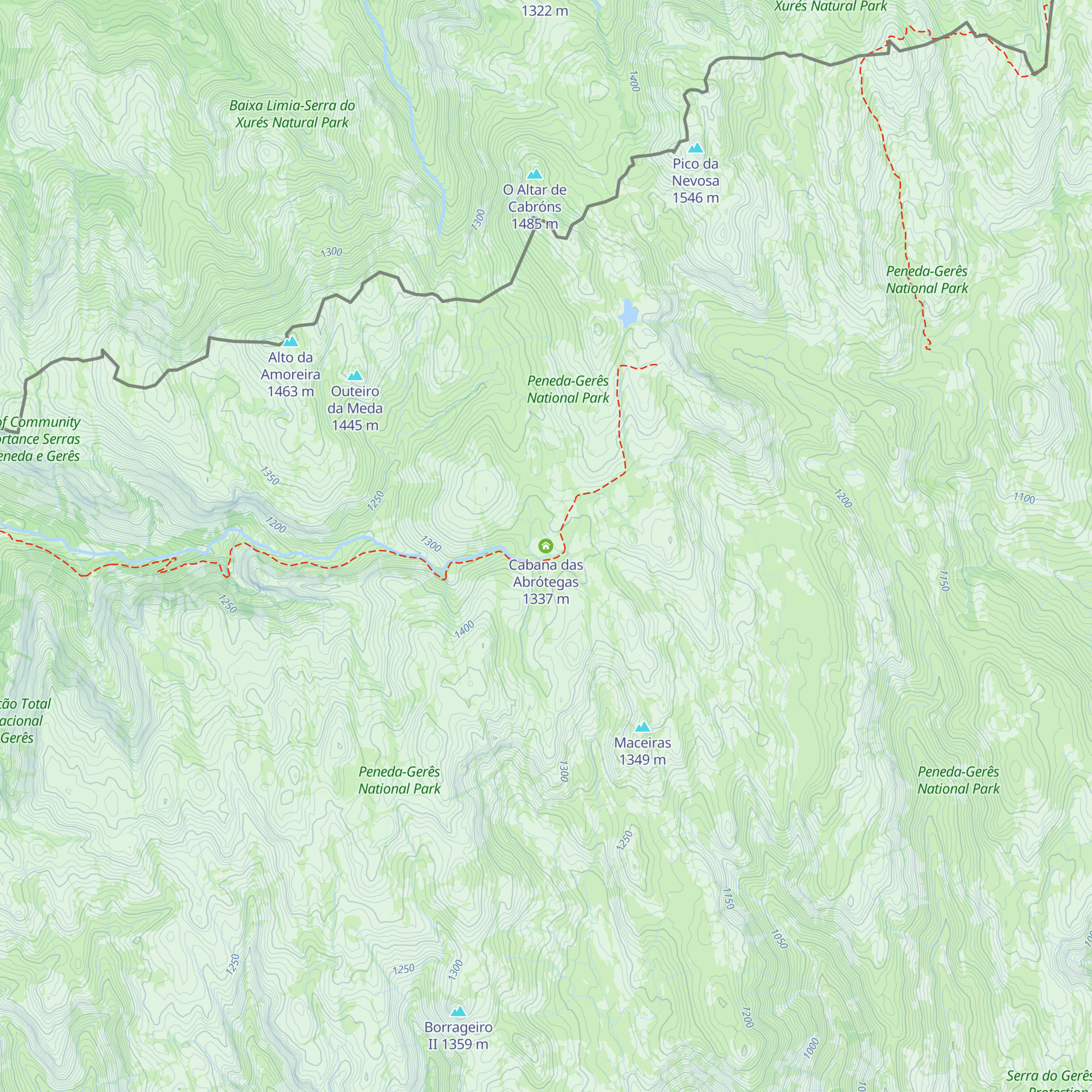 Cabana das Abrótegas map