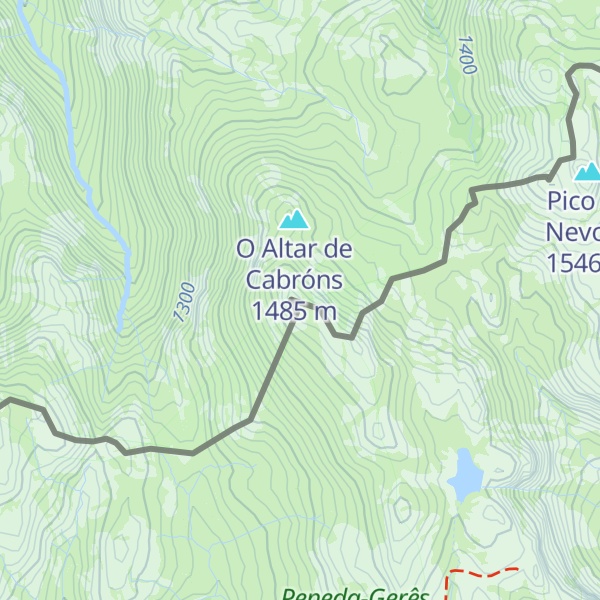 Map of O Pico do Sobreiro