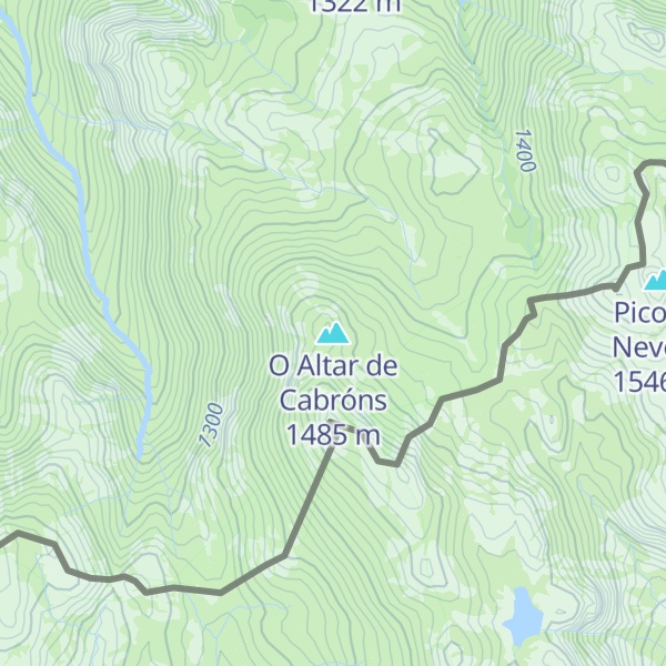 Map of O Altar de Cabróns
