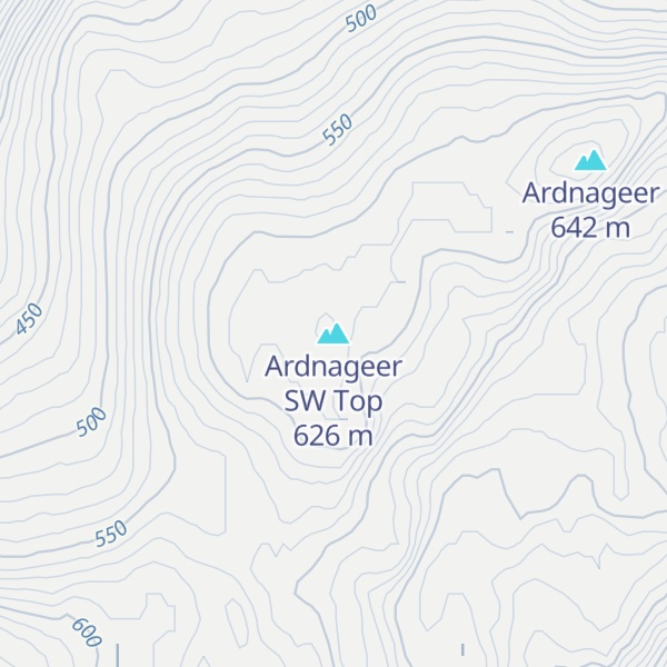 Map of Ardnageer SW Top