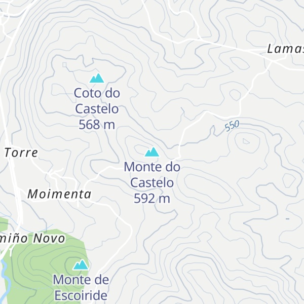 Map of Monte do Castelo
