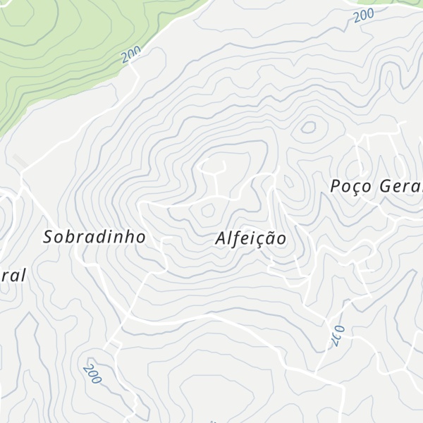 Map of Alfeição