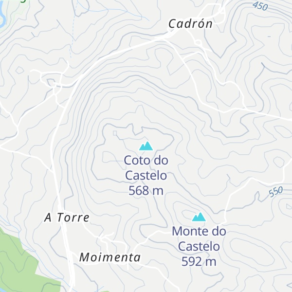 Map of Coto do Castelo