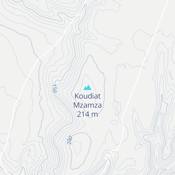 Map of Koudiat Mzamza