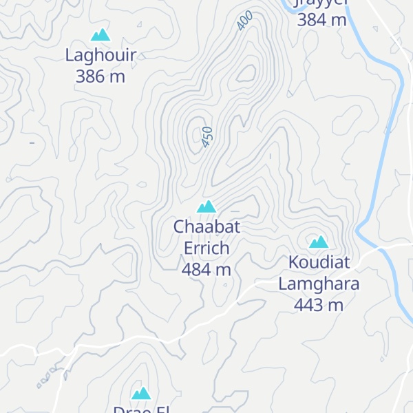 Map of Chaabat Errich