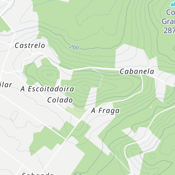 Map of O Outeiro