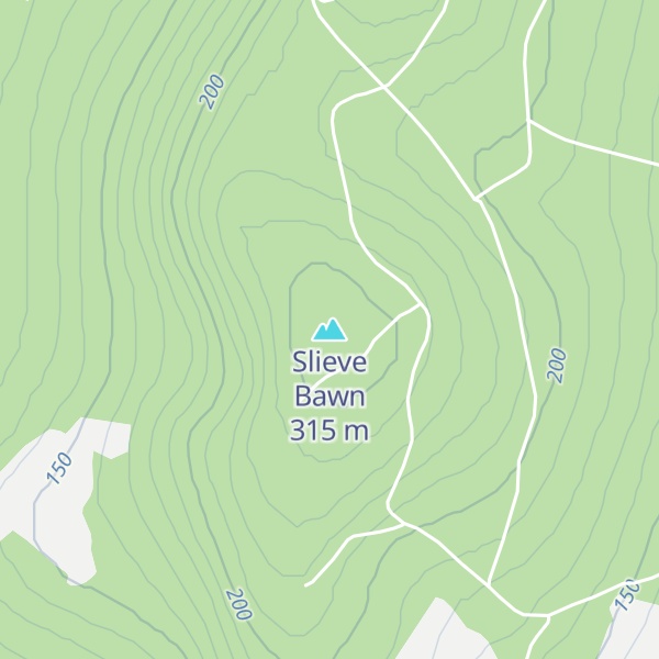 Map of Slieve Bawn