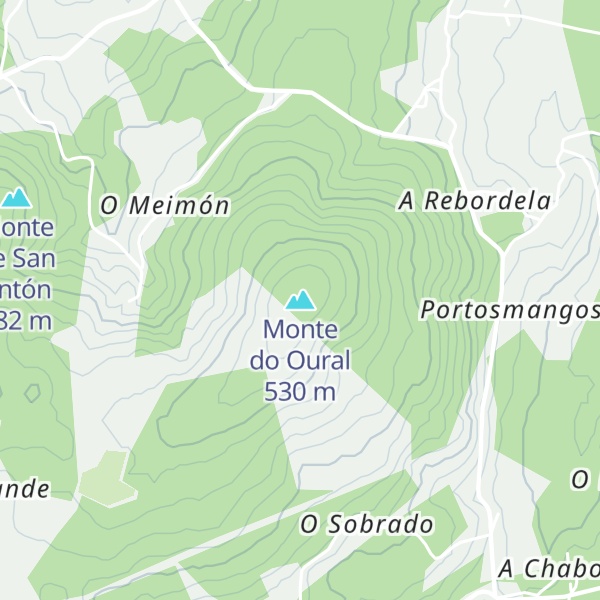 Map of Monte do Oural