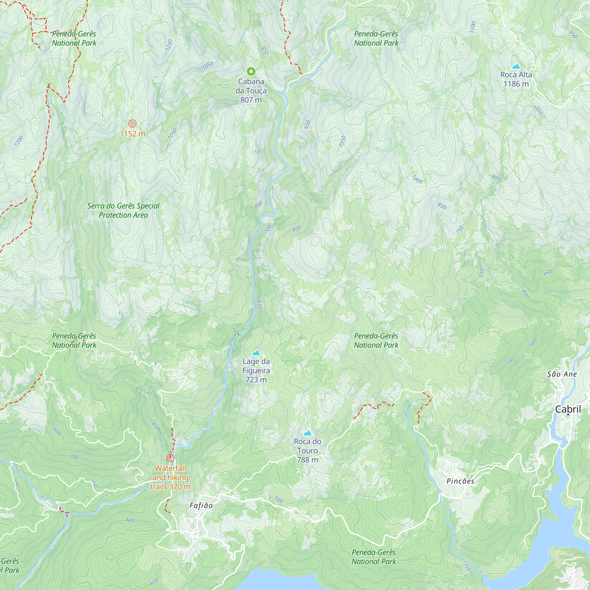 Cabana do Vidoal map