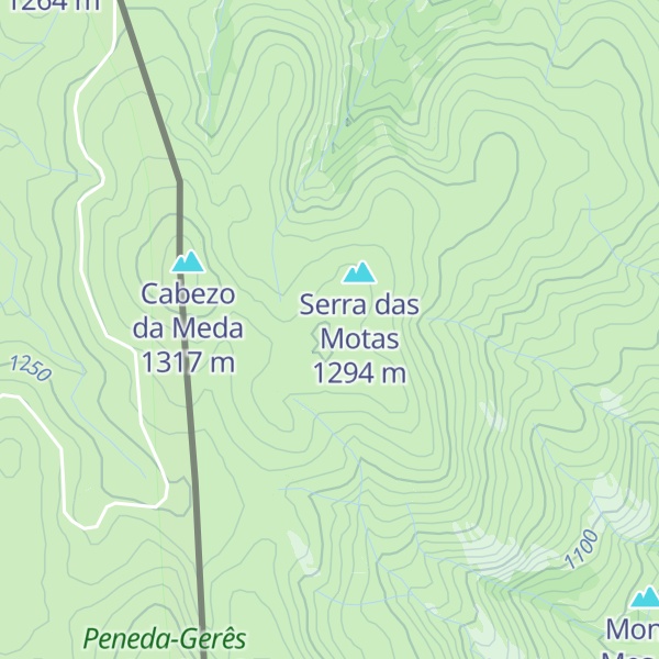 Map of Coto do Corno Dourado