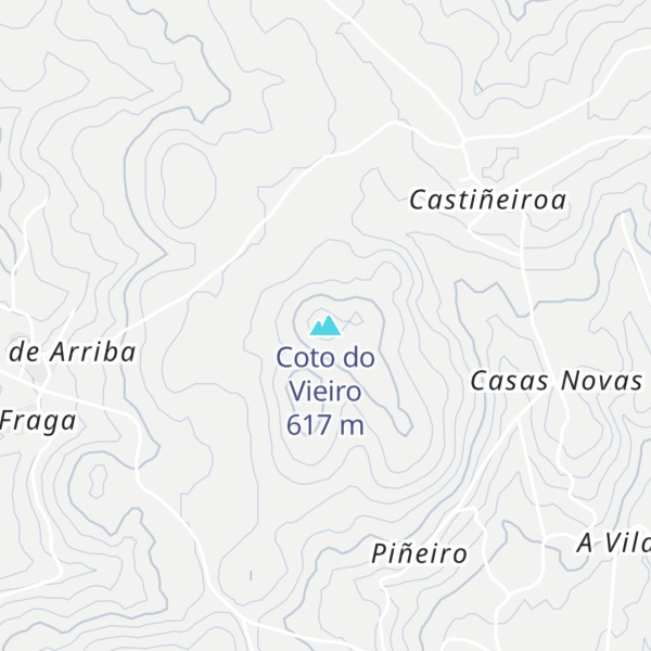 Map of Coto do Vieiro