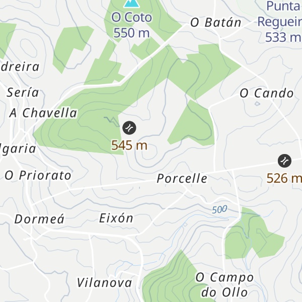 Map of Coto da Roda