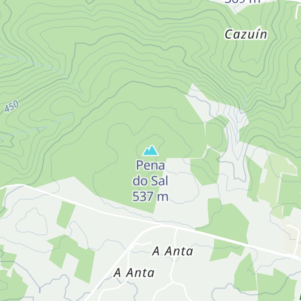 Map of Pena do Sal
