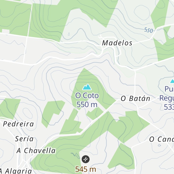 Map of O Coto