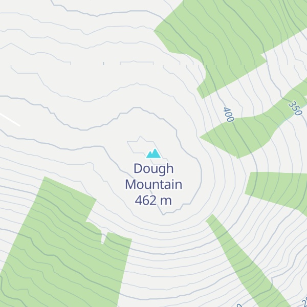 Map of Dough Mountain