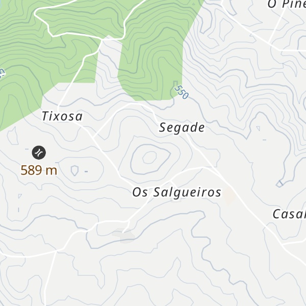 Map of Coto dos Salgueiros
