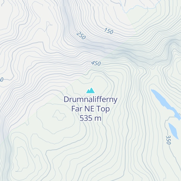 Map of Drumnalifferny Far NE Top